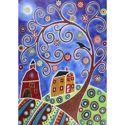 

5D DIY Special Shaped Diamond Painting Tree Cross Stitch Mosaic Craft Kits