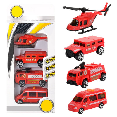 

Tailored Mini Plastic Car Model Toy Off-Road Fire Truck Boy Model Buggy Toy