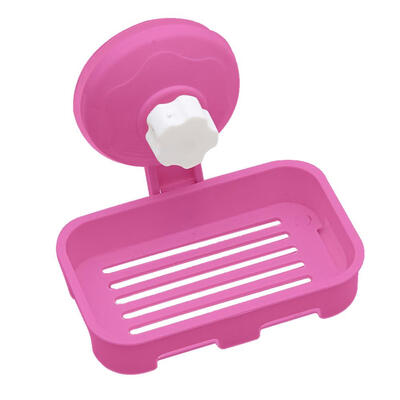 

Bathroom Wall Hanging Sucker Draining Soap Dish Sucker Hollow Soap Holder