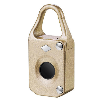

Fingerprint Lock Intelligent Keyless USB Charge Waterproof Anti-theft Security Door Luggage Lock Golden