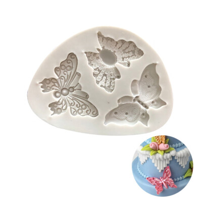 

Siaonvr Butterfly Shape Silicone Fondant Cake Mold Decorating Chocolate Bakeware Mould