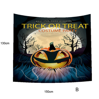 

Toponeto Halloween Beach Cover Up Tunic Tapestry Wallhaning Roomdorm Home Decor
