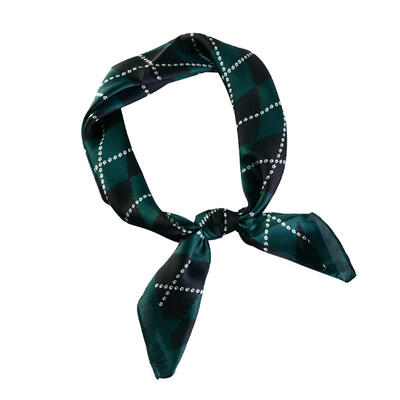 

Fashion Women Shawl Geometric Print Square Scarf Casual Neck Hair Tie Band