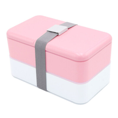 

1200ml Double Layer Microwave Oven Seal Benton Lunch Box Food Storage Container