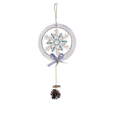 

Siaonvr Christmas Great Gift Wooden Ornament Hanging Pendant Fretwork Circle Bauble