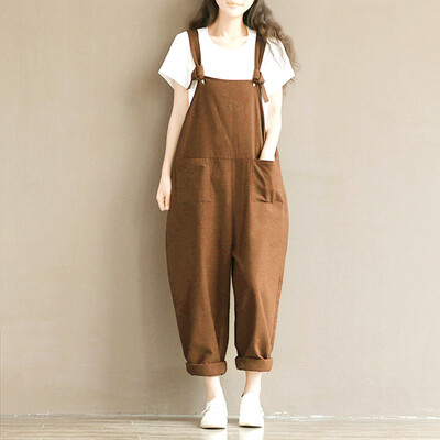 

Womens Loose Jumpsuit Pants Trousers Casual Overall Bodycon Pants