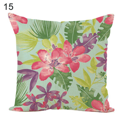 

Flower Green Plants Square Throw Pillow Case Cushion Cover Sofa Bed Car Decor