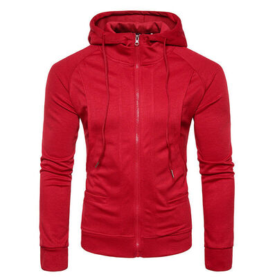 

Mens Zip Up Hoodie Hoody Jacket Sweatshirt Casual Gym Hooded Coats Top