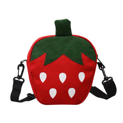

Girls Canvas Strawberry Messenger Bag Casual Women Shoulder Crossbody Bags