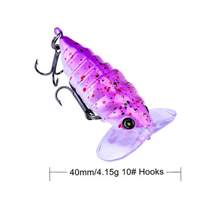 

2pcslot Fishing Hard Bait Plastic Insects Fishing Lure 4cm 5g Cicada Artificiais Fishing Wobblers Swimbaits Fishing Tackle