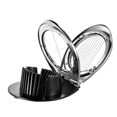 

Household Stainless Steel Boiled Egg Slicer Section Cutter Mold Kitchen Supplies