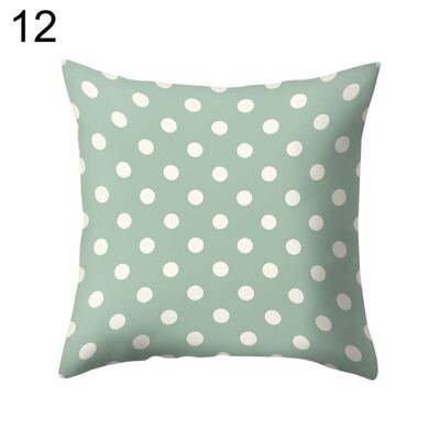 

Fresh Flower Stripe Dot Square Throw Pillow Case Cushion Cover Bedding Articles