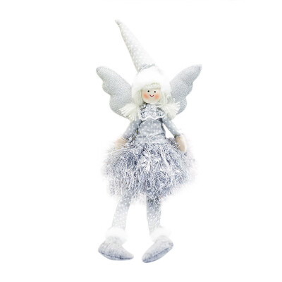 

Toponeto Christmas Angel Doll Christmas Long Feet Doll Decoration Home Party Ornament