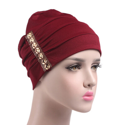 

Chemo Hair loss Beanie Hat Scarf Turban Head Wrap Cancer