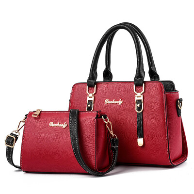 

Mid-aged women Autumn-Winter Korean version of large-capacity handbags with one shoulder&one shoulder inclined to carry their