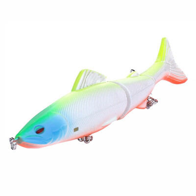 

1Pcslot 3D eyes Fishing Lure Pencil Hard Bait 130mm 18g Artificial Bait Multi Jointed Sections Wobblers Pesca Fish Tackle