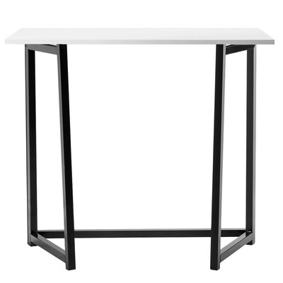 

Folding Computer Laptop PC Writing Study Desk Table-White
