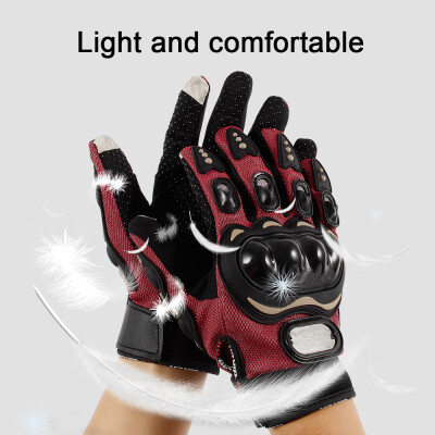 

Bike Touch Screen Gloves Motorcycle Racing Full Finger Gloves Cycling Mens Touch Screen Motorbike Moto Protective Gear Gloves