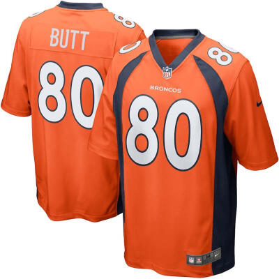

Youth Football Jersey Denver Broncos Jake Butt Orange Game Jersey