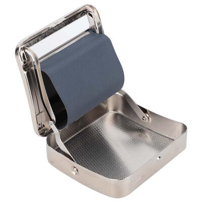 

Greensen 70mm Metal Cigarette Case Smoking Rolling Box Roller Case Semi Automatic Cigar Cigarette Case