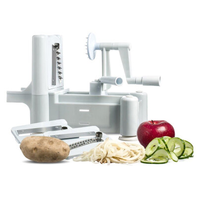 

Crank Spiral Vegetable Slicer Spiralizer Pasta Maker Fruit Chopper Shredder Tool