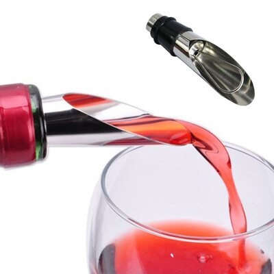 

Siaonvr Liquor Spirit Pourer Flow Wine Bottle Pour Spout Stopper Stainless Steel Cap