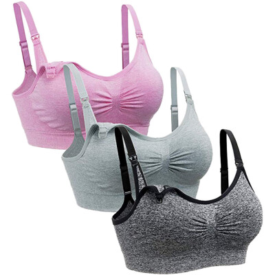 

Toponeto Sports Bras - Padded Seamless High Impact Support for Yoga Workout Fitness
