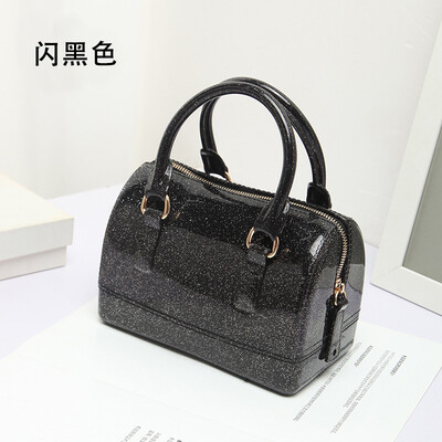 

Jelly Boston Tote Bag Fashion Women Shoulder Bags Large Capacity Candy Woman Handbags&Purses 2019 Summer New Crossbody Bag