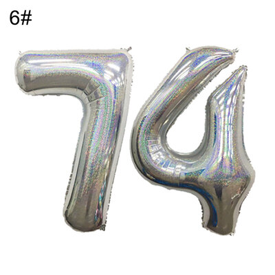 

Colorful 4th of July Independence Day Numbers Star Ballons Party Props Decor