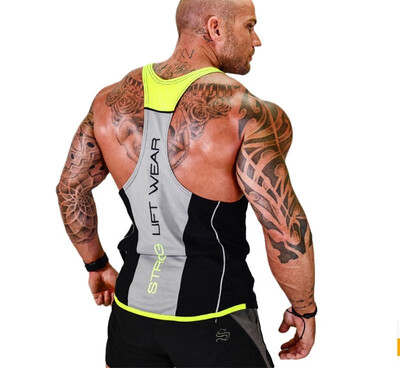 

EHPLABS Mens sports vests sweat-absorbent quick-drying F-13 10707