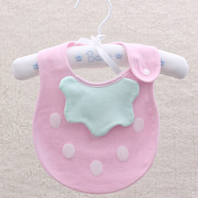 

Soft Baby Bibs Cute Strawberry Toddler Pure Cotton Saliva Towel Infant Boy Girl Burp Cloths