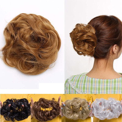 

Synthetic Hair Bun Extensions Messy Hair Scrunchies Hair Pieces for Women Hair Donut Updo Ponytail