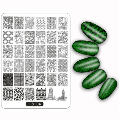 

〖Follure〗Pattern DIY Nail Art Image Stamp Stamping Plates Manicure Template