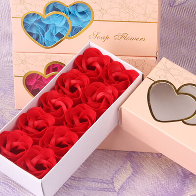 

Toponeto Scented Bath Body Petal Rose Flower Soap Wedding Decoration Gift Best 10pc