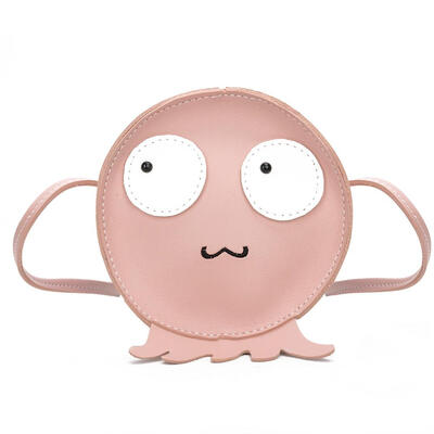 

Cute Kid Girl Octopus Shoulder Handbags Children Small Round Crossbody Bags