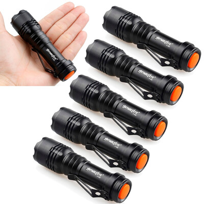 

Siaonvr 6X Mini Q5 7W 1200Lm LED Flashlight Torch Lamp Adjustable Focus Zoom Light