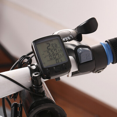 

New Hot Bicycle Code Table Waterproof Multifunction Cycling Bike Speedometer LCD Backlit Bicycle Nightlight large screen