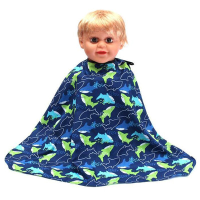 

Dolphin Waterproof Children Barber Cape Hair Cutting Gown Apron Hairdressing Covers Dress