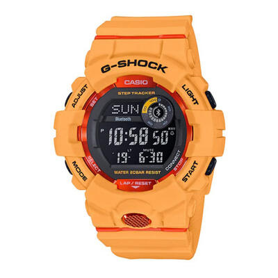 

Casio G-Shock GBD-800-4 Bluetooth Step Tracking Watch Sports Wristwatch - Orange
