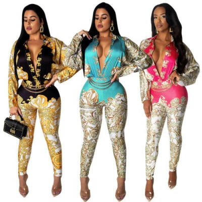 

Womens Long Sleeve Backless Bodycon Jumpsuit Romper Cocktail Playsuit Long Pants