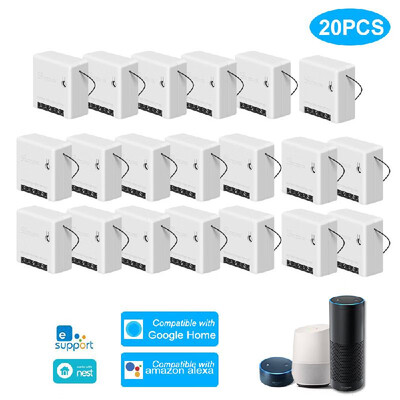 

SONOFF MINI DIY Two Way Smart Switch Small Body Remote Control WiFi Switch Support An External Switch Work With Google HomeNest I