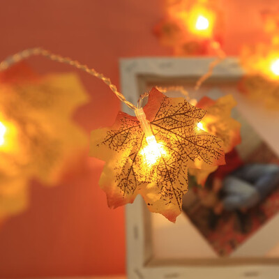 

Toponeto Christmas Maple Leaf Lights Party Home Outdoor Decor Xmas Lamp 300cm 20 LED