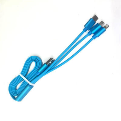 

3-in-1 Charge Cable Lighting Micro USB Type-c Charging And Syncing Cable