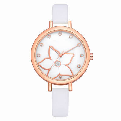 

Fanteeda FD112 Women Casual Leather Band Quartz Wrist Watch