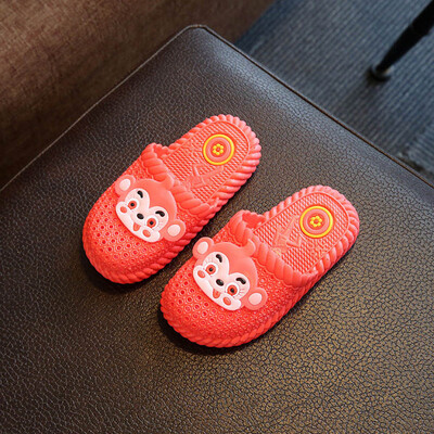 

Baby Kids Slippers Sandals Children Boys Girls Cartoon Monkey Casual Shoes