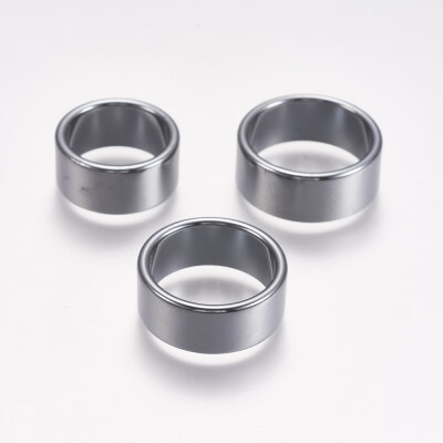 

Non-magnetic Synthetic Hematite Rings Original Color Size 1121mm