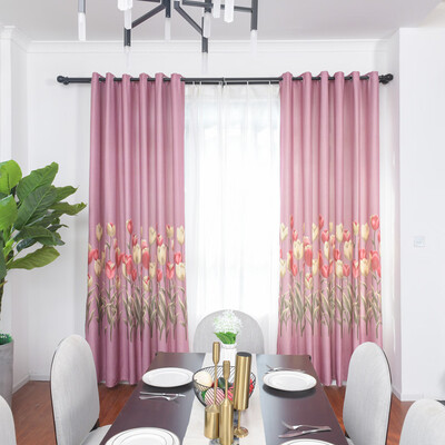 

Gobestart Leaves Sheer Curtain Tulle Window Treatment Voile Drape Valance 1 Panel Fabric