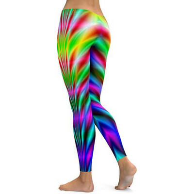 

Womens Yoga Print Pants Fitness Leggings Running Gym Workout Sports Trousers