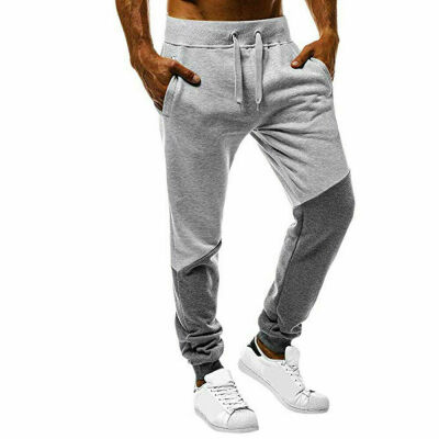 

SUNSIOM Mens Sport Pants Long Trousers Tracksuit Gym Fitness Workout Joggers Sweatpants