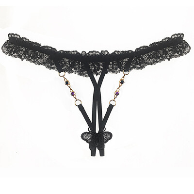 

Womens Hollow Lace Underwear Panties Sexy Lingerie Thongs Elastic Soft Knickers